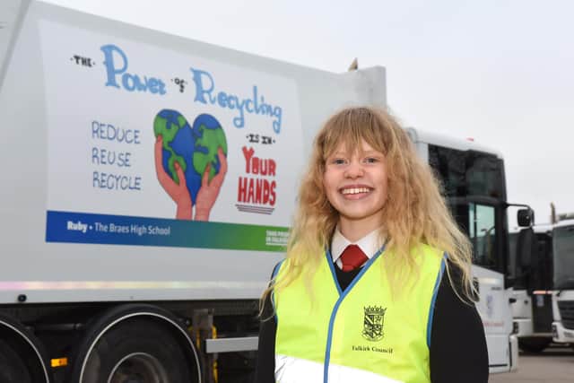 Bin lorry design by Ruby from Braes HIgh