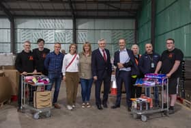 The charity partnership has already helped 33,000 families across Fife.  It is now expanding its reach to help those in Falkirk, Edinburgh and the Lothians.  Pic: Gareth Easton