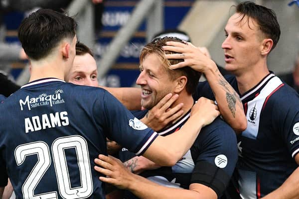 Defender Sean Mackie was Falkirk's matchwinner against Queen's Park (Photo: Michael Gillen)