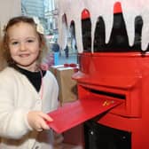 Santa's Post Office gives youngsters the chance to enjoy free festive craft activities and write and post a letter to Santa, like Macy at a previous event.