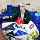 Alastair Blackstock, chairman of Falkirk Foodbank appeals to the Falkirk community for donations