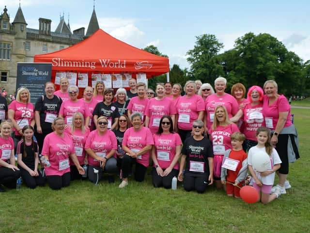 Representatives from Slimming World took part in the fundraising event.