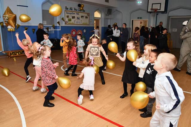 Carmuirs hosts a golden party to celebrate their Children's Rights Award