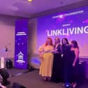 LinkLiving staff take home the Best Practice Champion of the Year Award 
(Picture: Submitted)