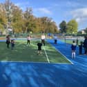 The new look Zetland Park tennis courts officially reopen, giving people a chance to try them out
(Picture: Submitted)