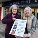 Marjory Sime and Liza Miles promote the Seagull Trust Bookshop's new literary open mic event - Words with Seagulls