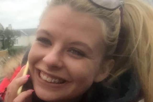 Davidson appeared at Falkirk Sheriff Court on Monday facing charges in connection with the death of Amy Rose Wilson
(Picture: Submitted)
