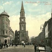 The Steeple around 1900 with the busy cross area in front