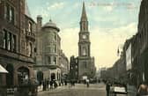 The Steeple around 1900 with the busy cross area in front