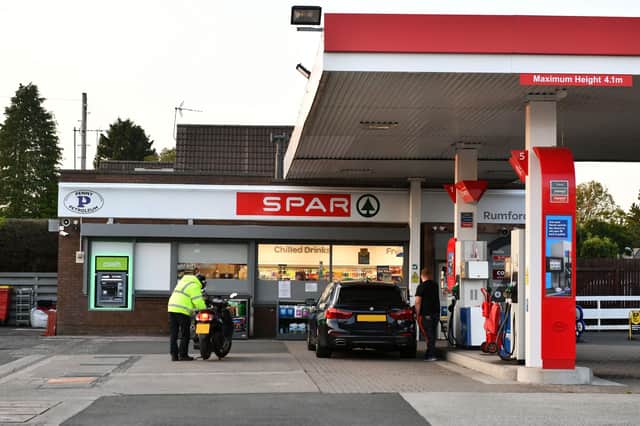 The Spar shop in Rumford Service Station has been granted a licence to sell alcohol.