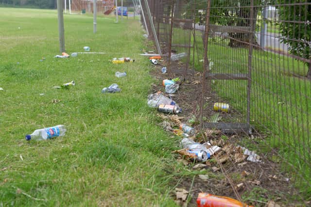 Council crews will be out picking up litter this weekend