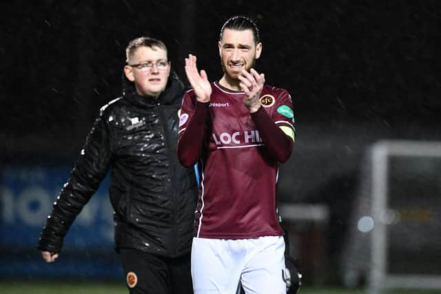 Captain Gregor Buchanan at the end of the game (Photo: Michael Gillen)