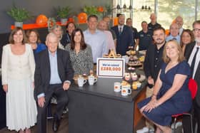 Representatives from Scotmid and Maggie's celebrate