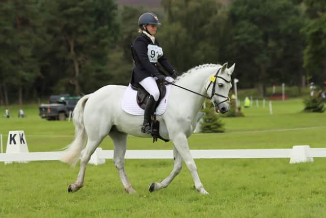 Avonbridge teen Katie Aitchison, 20, has qualified for next year’s Badminton Horse Trials (Photo: Submitted)
