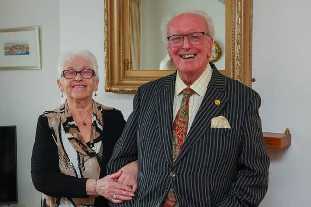 Jessie and Colin Mailer who celebrate 60 years of marriage on December 1