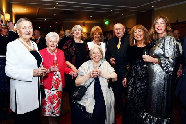 Everyone turned up in their finery for the centenary celebration.