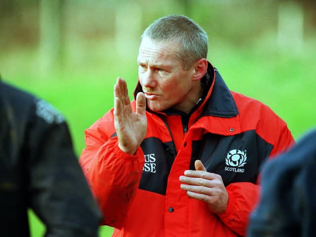 MYSTERY PLAYER: Who is this former Scotland stand-off? Picture: Ian Rutherford.