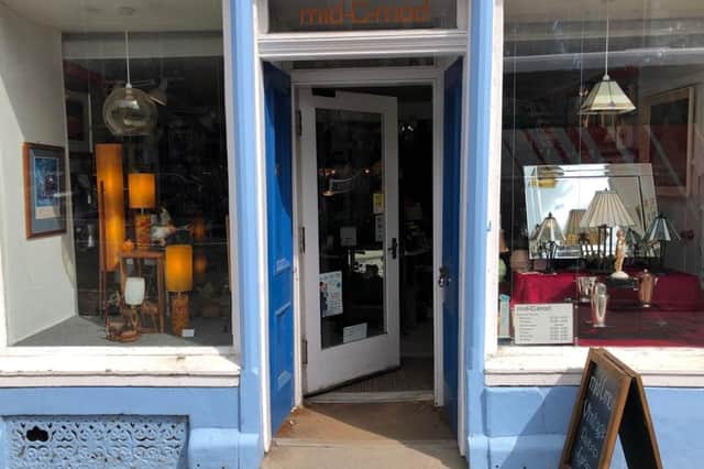 Local antiques shop Mid-C-mod on Linlithgow High Street. Photo from Google Maps.