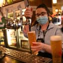 Wetherspoon is currently compiling a list of Scottish pubs which can reopen if and when the Scottish Government give the go ahead. (Photo by OLI SCARFF/AFP via Getty Images)