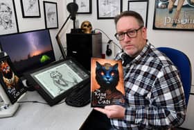 Comic book artist Paul Tonner and his spooky new creation The King o' the Cats