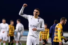 Former Falkirk loanee Jaze Kabia (Picture: Ian Sneddon)