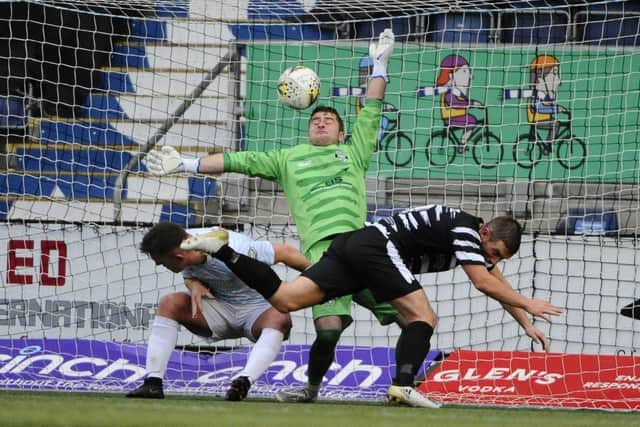 East Stirlingshire v Open Goal Broomhill; 29/10/2022; Falkirk; Falkirk Stadium, FK2 9EE; Falkirk District; Scotland;

Lowland League.



