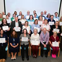 NHS Forth Valley staff members celebrate combined service of nearly 8,500 years