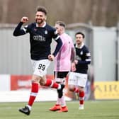 Miller made 11 appearances as a player for Falkirk in his third spell at the club and scored one goal