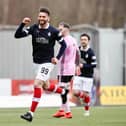 Miller made 11 appearances as a player for Falkirk in his third spell at the club and scored one goal