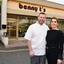 Benny T's owners Mark and Dominique Mulholland as they prepare to celebrate 20 years in business. Pic: Michael Gillen