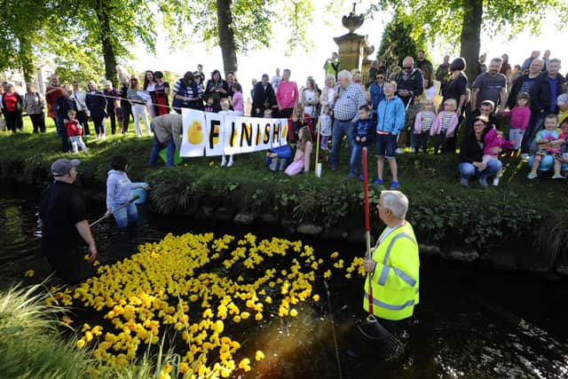 The 2019 Grangemouth Duck race was a quacking day out