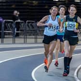 Fiona Matheson at the front of the action in Glasgow (Picture by Bobby Gavin)