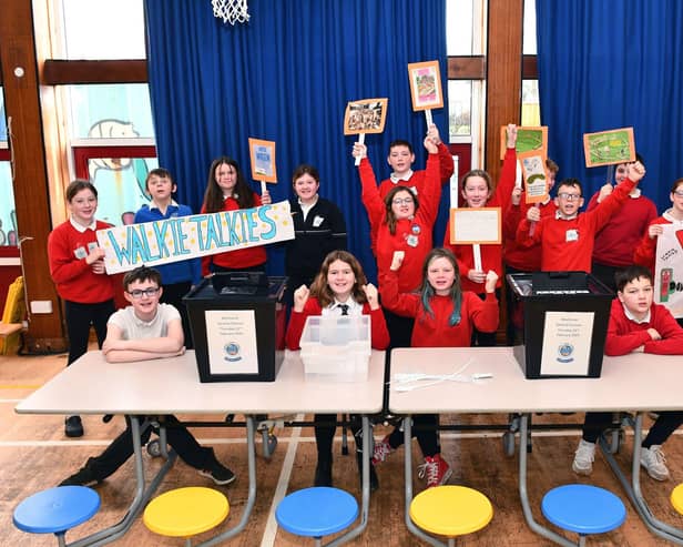 Bowhouse Primary School holds its very first 'general election' complete with authentic voting booths
(Picture: Michael Gillen, National World)