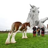 Singer Callum Beattie and the Red Hot Chilli Pipers will be headline acts for Kelpies 10. Pic: Contributed