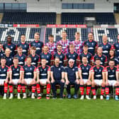 Falkirk's first team squad picture for season 2023/24 (Photo: Michael Gillen)