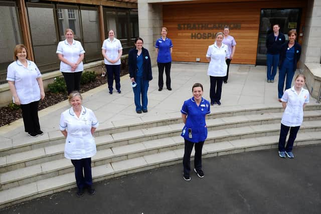 Strathcarron Hospice staff have become renowned over the years for the high-quality care they provide in Forth Valley and beyond. Picture: Michael Gillen.