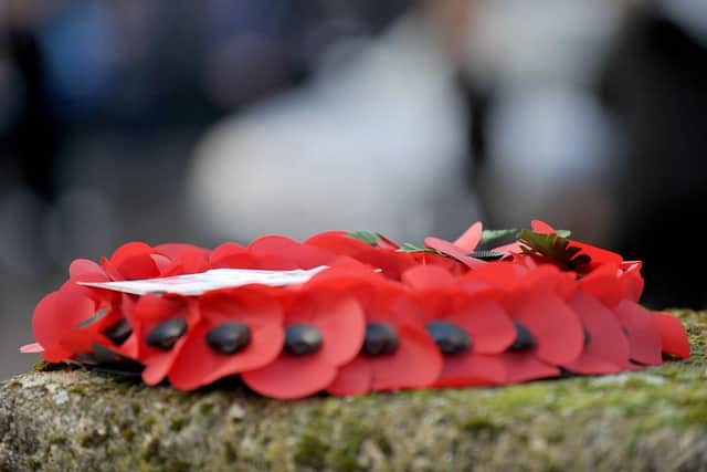 The remembrance event was due to take place on November 11. Pic: Frank Reid