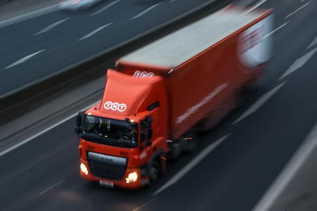 Stock shot of HGV. Photo by John Devlin.