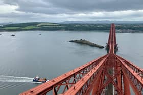 View from the Forth Bridge platform.