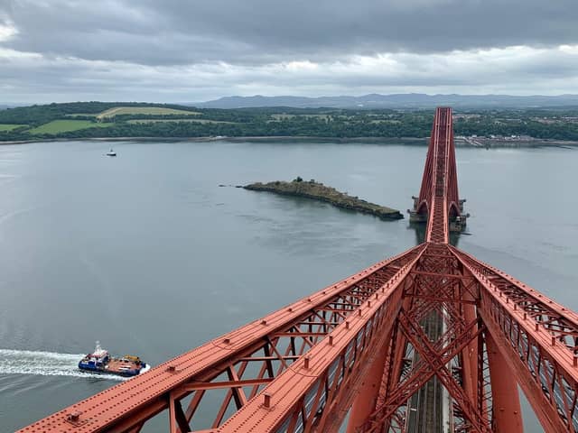 View from the Forth Bridge platform.