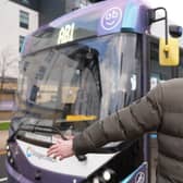 All aboard - the first 'driverless' bus ran with passengers for the first time