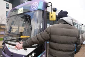 All aboard - the first 'driverless' bus ran with passengers for the first time