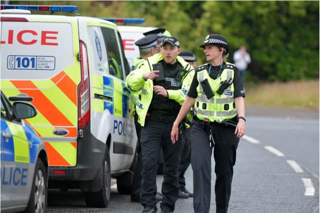 Stock image of Police Scotland. Credit: Michael Gillen.