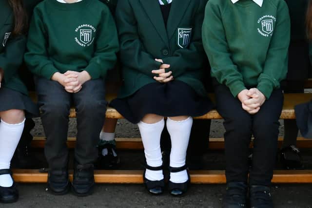 Two P1 pupils from St Margaret's Primary School went missing on Monday