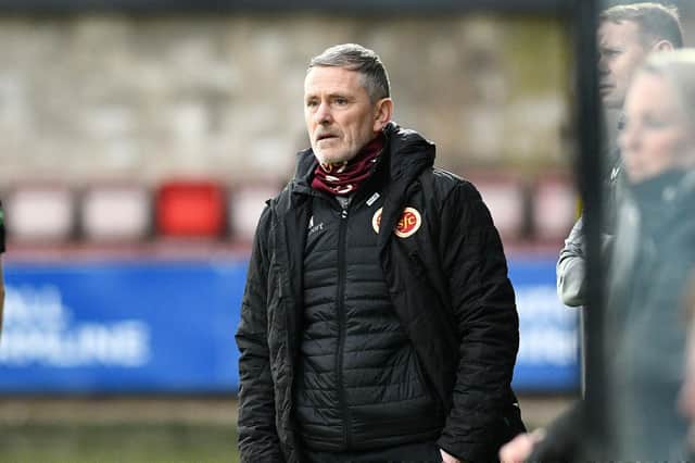 18-01-2025. Picture Michael Gillen. DUNFERMLINE. East End Park. Dunfermline Athletic FC v Stenhousemuir FC. Season 2024 - 2025. The Scottish Gas Men's Scottish Cup 4th Round. Gary Naysmith.