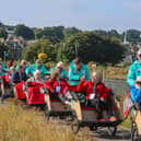 A total of 35 Trishaws took part in a ride along the Bo'ness Foreshore on Friday as part of the Cycling Without Age Scotland 'Grand Gathering'.  (Pic: Scott Louden)