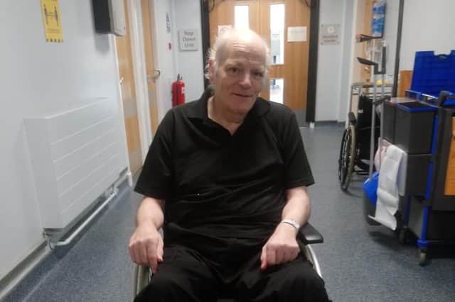James Brown was left paralysed after he injured his spine in an accident and now his family in Denny fear he will have no home to go to when he is discharged from hospital 