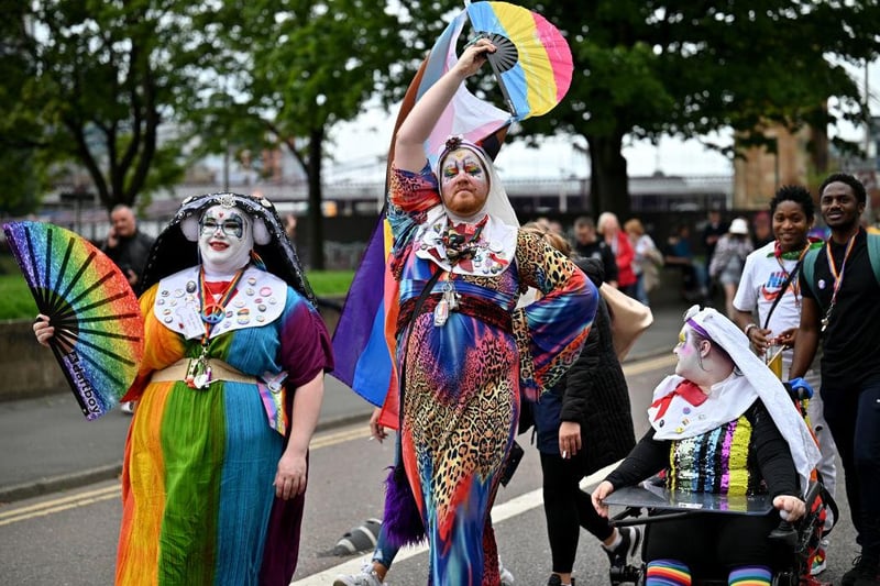The event celebrated Glasgow's LGBT+ community.