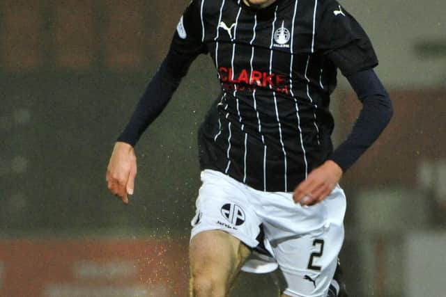 Ryan Williamson bombs forward from full back