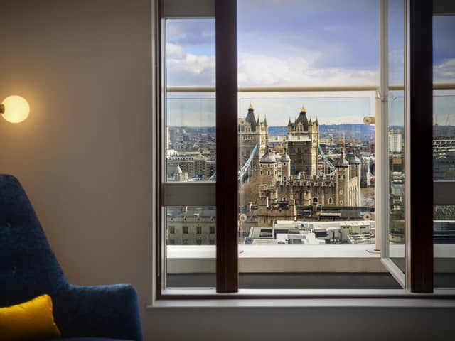 Stunning views of the capital skyline.